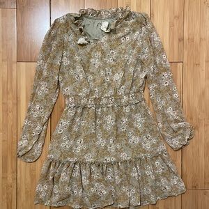 Kids Floral Dress. Size L